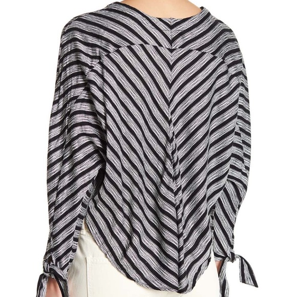 Free People Morning Stripe Dolman Top - Picture 2 of 8